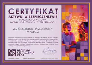 Certyfikat bezpieczeństwa