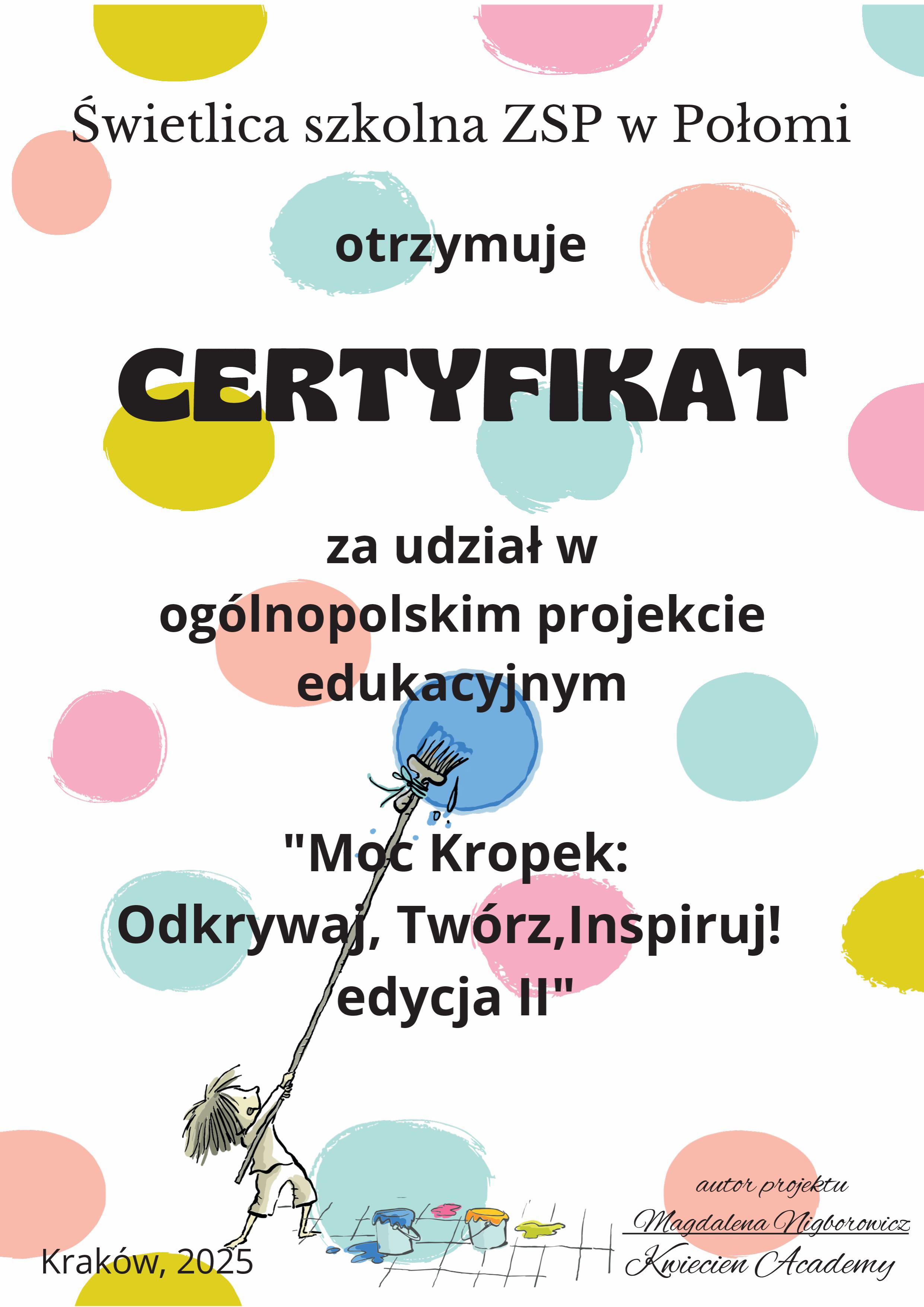 certyfikat